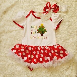 ♥️5 For $25 My 1st Christmas Onsie